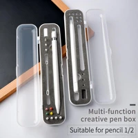 portable storage box for apple ipad pencil 1 2 case igital touch screen pen holder all round protective box pencil shell