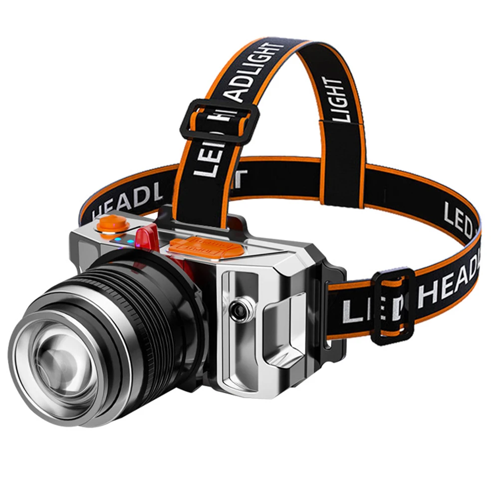 

Ультраяркий светодиодный перезаряжаемый фонарь, налобсветильник фонарь s, ярсветильник свет, индукционный налобный фонасветильник для шахты, дальнего радиуса действия, военный дом