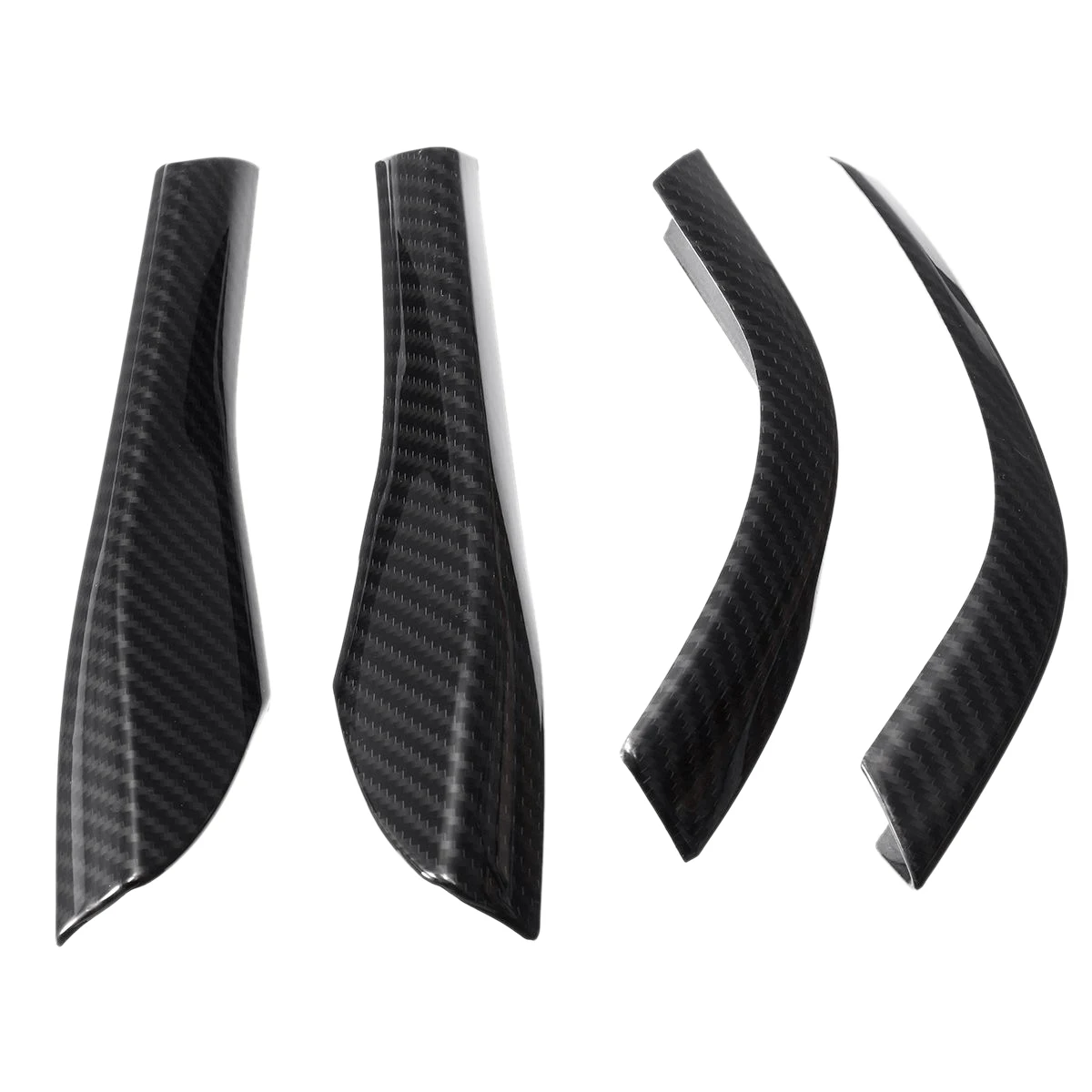 

4Pcs Carbon Fiber Rearview Side Mirror Base Cover Trim Decorations for Ford Mustang 2015-2020