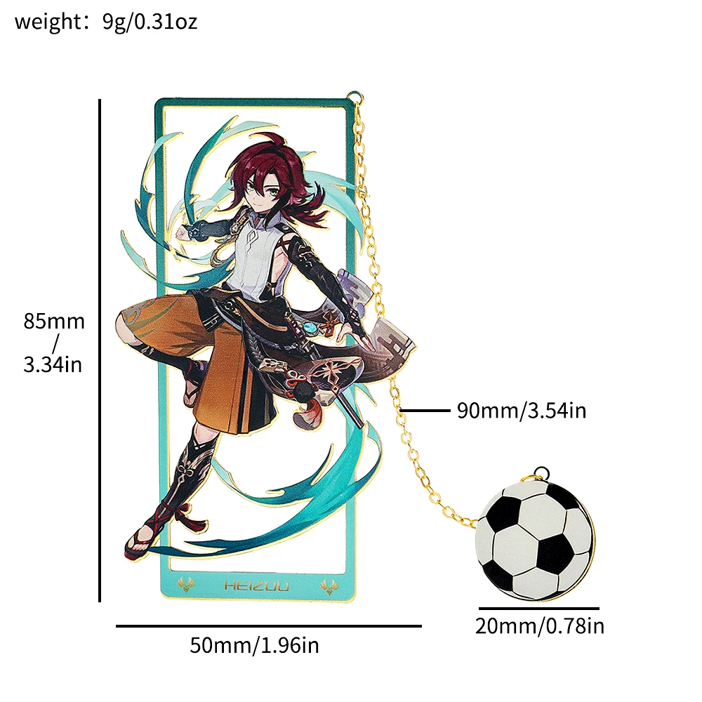 

Металлические закладки Genshin Impact MINISO