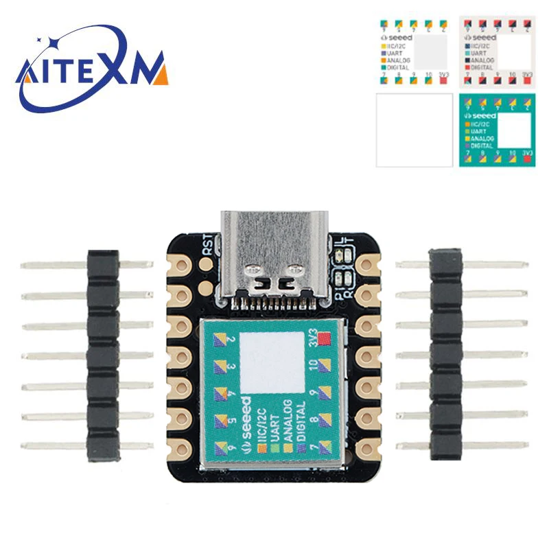 Макетная плата микроконтроллера Type-C Seeeduino XIAO SAMD21 Cortex M0 + 48 МГц Интерфейс SPI I2C для Arduino NANO UNO IDE/IOT