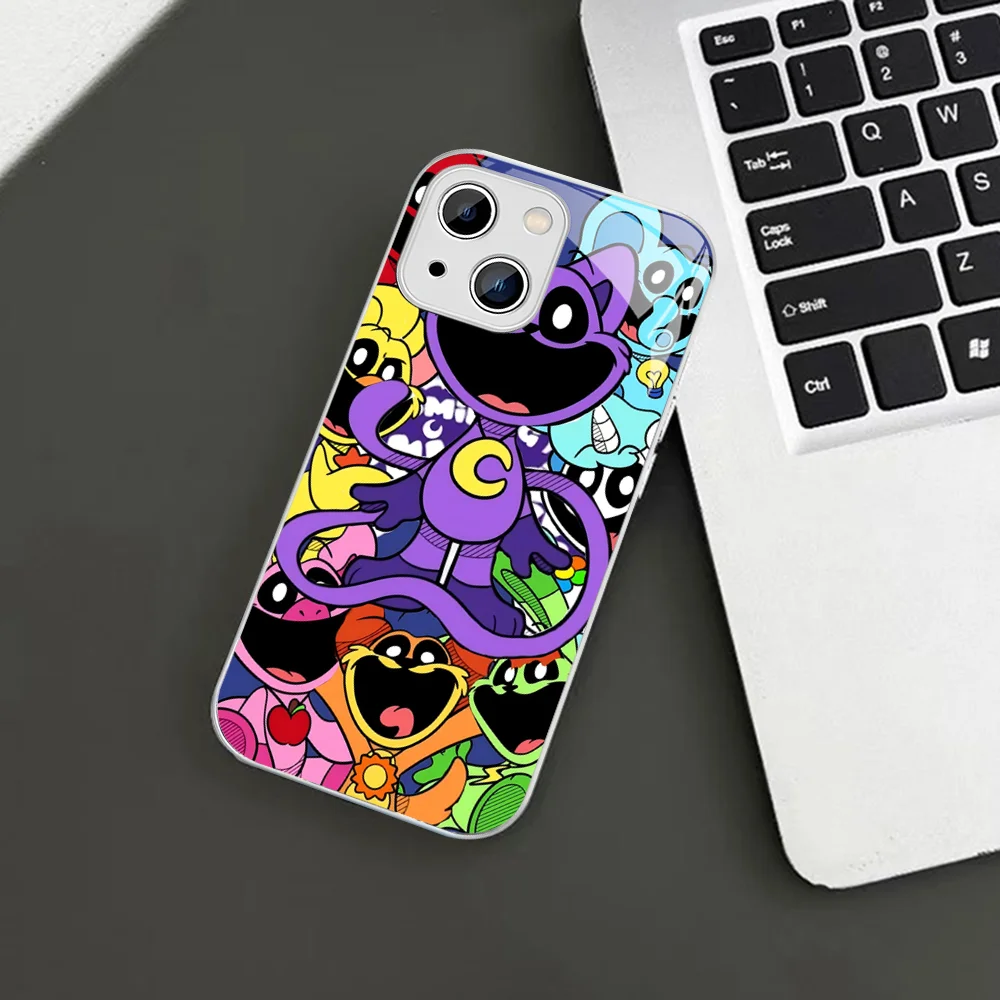 Чехол для телефона S-Smiling C-CATNAP DOGDAY iPhone 14 13 12 Mini 11 Pro XS Max X XR Plus чехол из закаленного