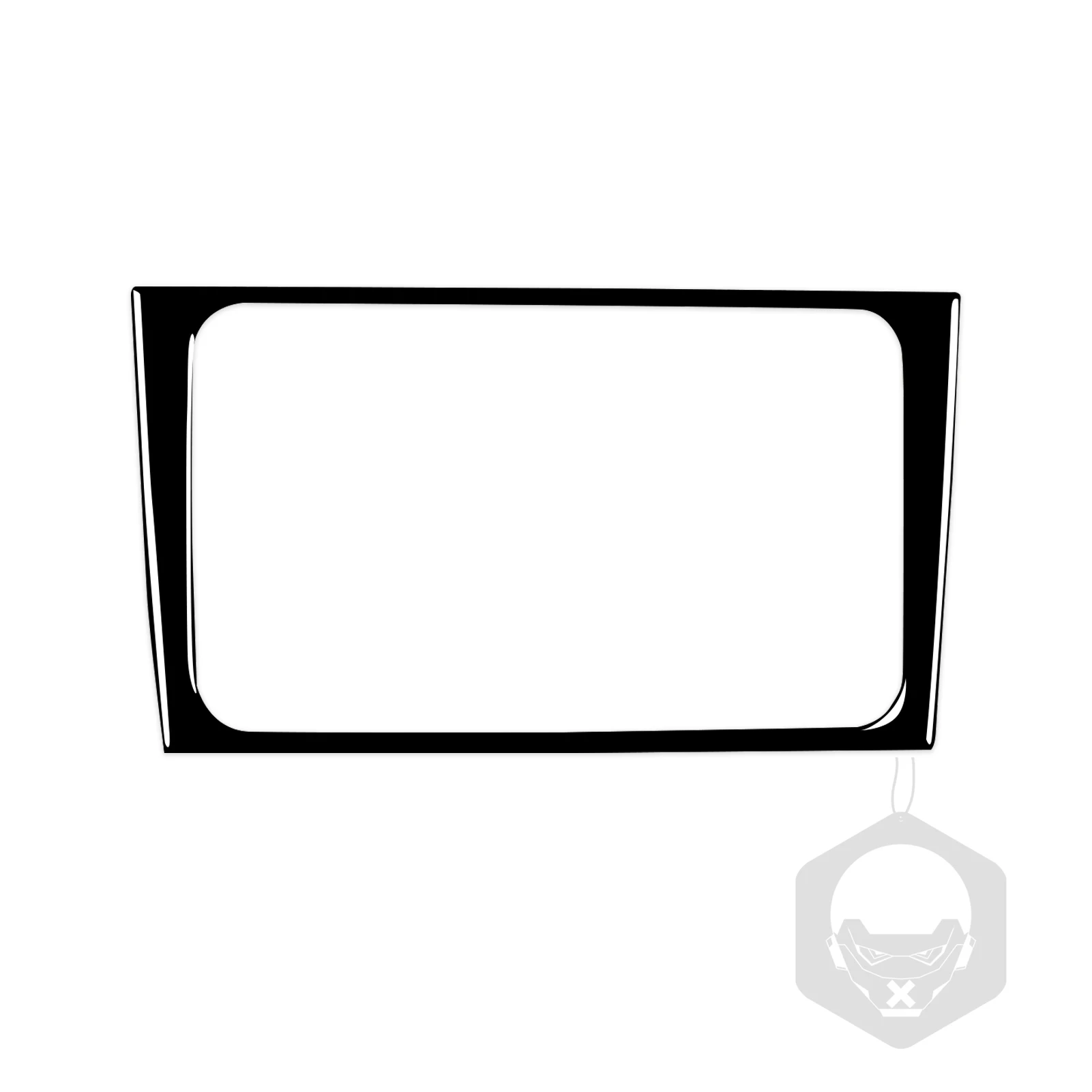 

Для Volkswagen Golf 6 GTI R MK6 08-12 пианино черное автомобильное центральное управление CD панель декоративная рамка отделка стикер автомобильные аксессуары