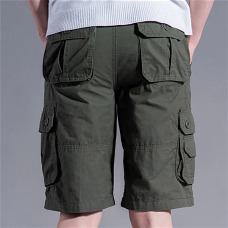 

2022 Men Summer Fashion Casual Straight Leg Shorts Male Multi-pocket Shorts Men's Military Shorts Outdoor Styles Shorts G48