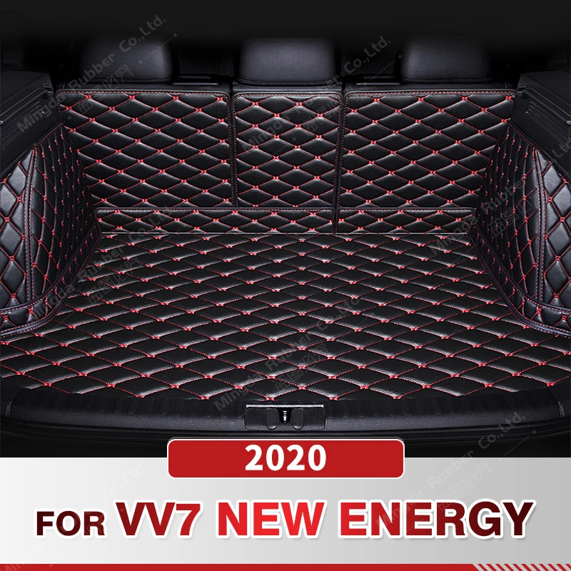 Автомобильный коврик для багажника с полным покрытием для WEY VV7 New Energy 2020, кожаный чехол для багажника автомобиля, коврик, подкладка для груза, защитные аксессуары для интерьера