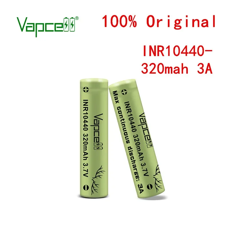

NEW Vapcell original INR 10440 320 3A max continuous HKJ test discharge rechargeable battery cell for flashlight Free shipping