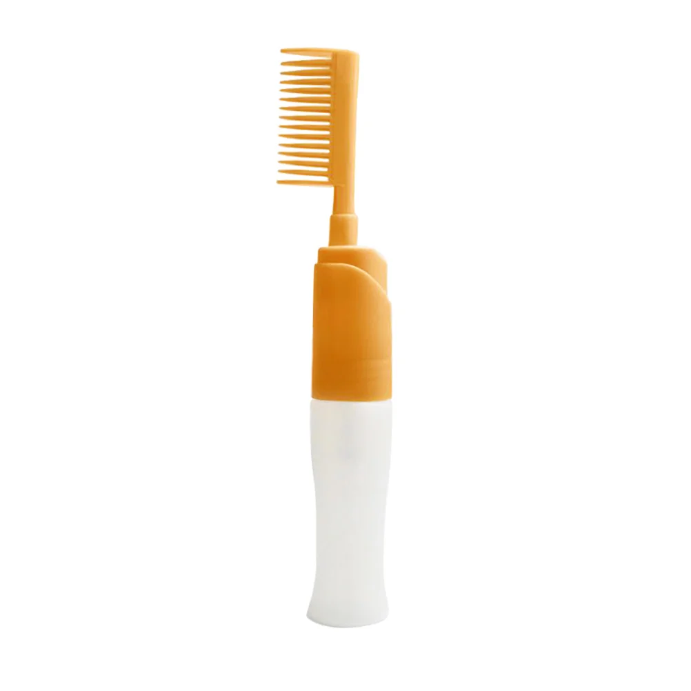 

1PC Hair Coloring Bottle Hair Tint Brush Hair Perming Tool Hair Color Bottle Applicator Applicator Bottle with Comb