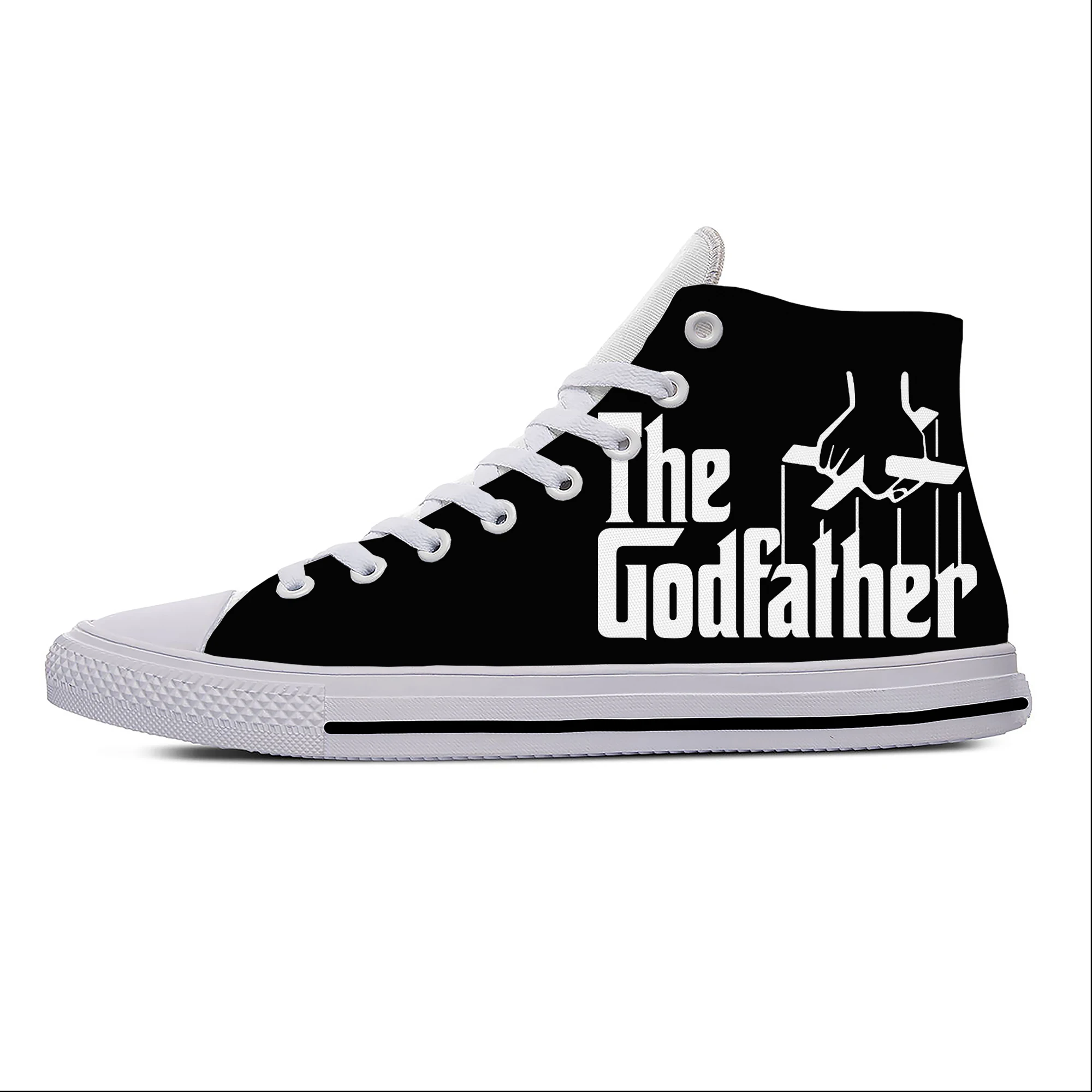 

Movie The Godfather High Top Sneakers Mens Womens Teenager Casual Shoes Canvas Running Shoes 3D Breathable Lightweight shoe