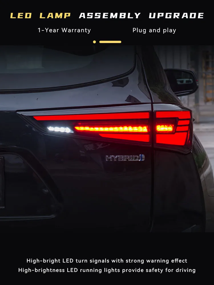 Автомобильная задняя фара для Toyota Highlander Crown 2022 2023