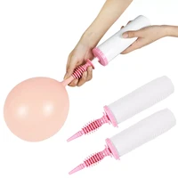 new high quality balloon pump air inflator hand push portable useful balloon accessories for wedding birthday party decor suppli