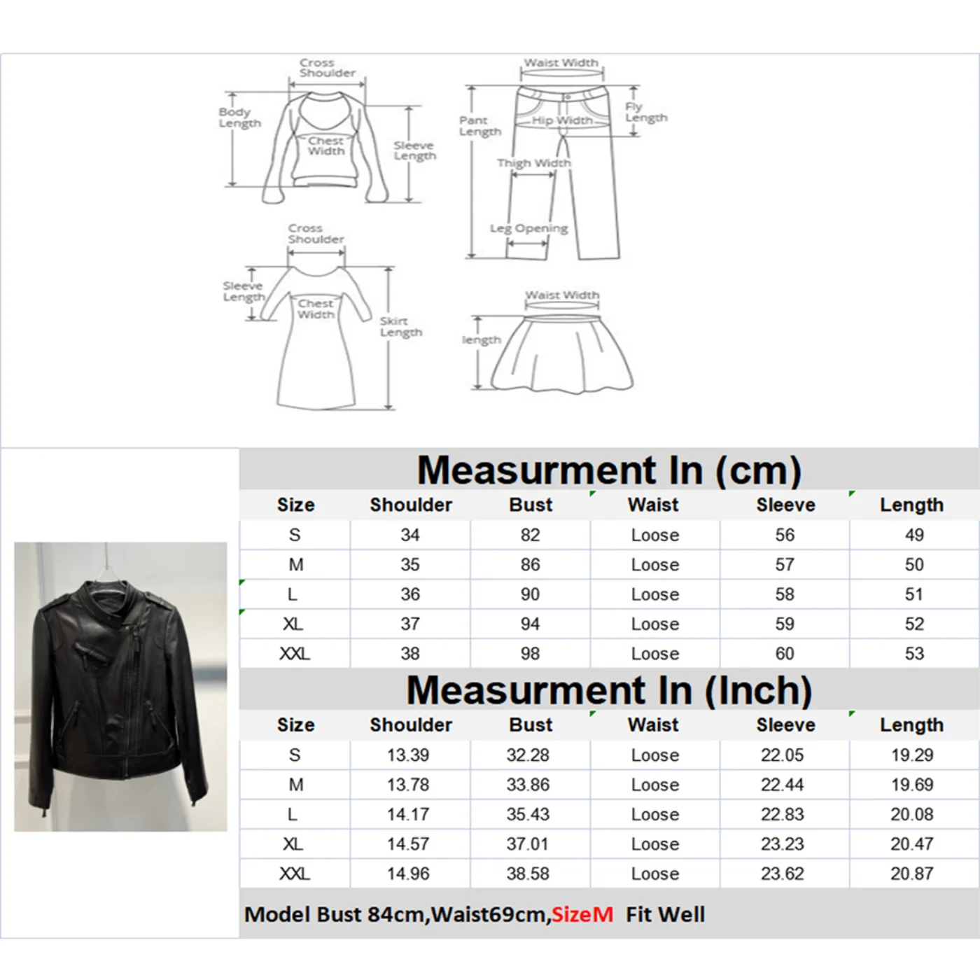 Hot Sale Motorcycle Leather Jacket Sheepskin Black Multi Zipper Design 2022 Autumn Winter Fashion Unisex Coat for Women