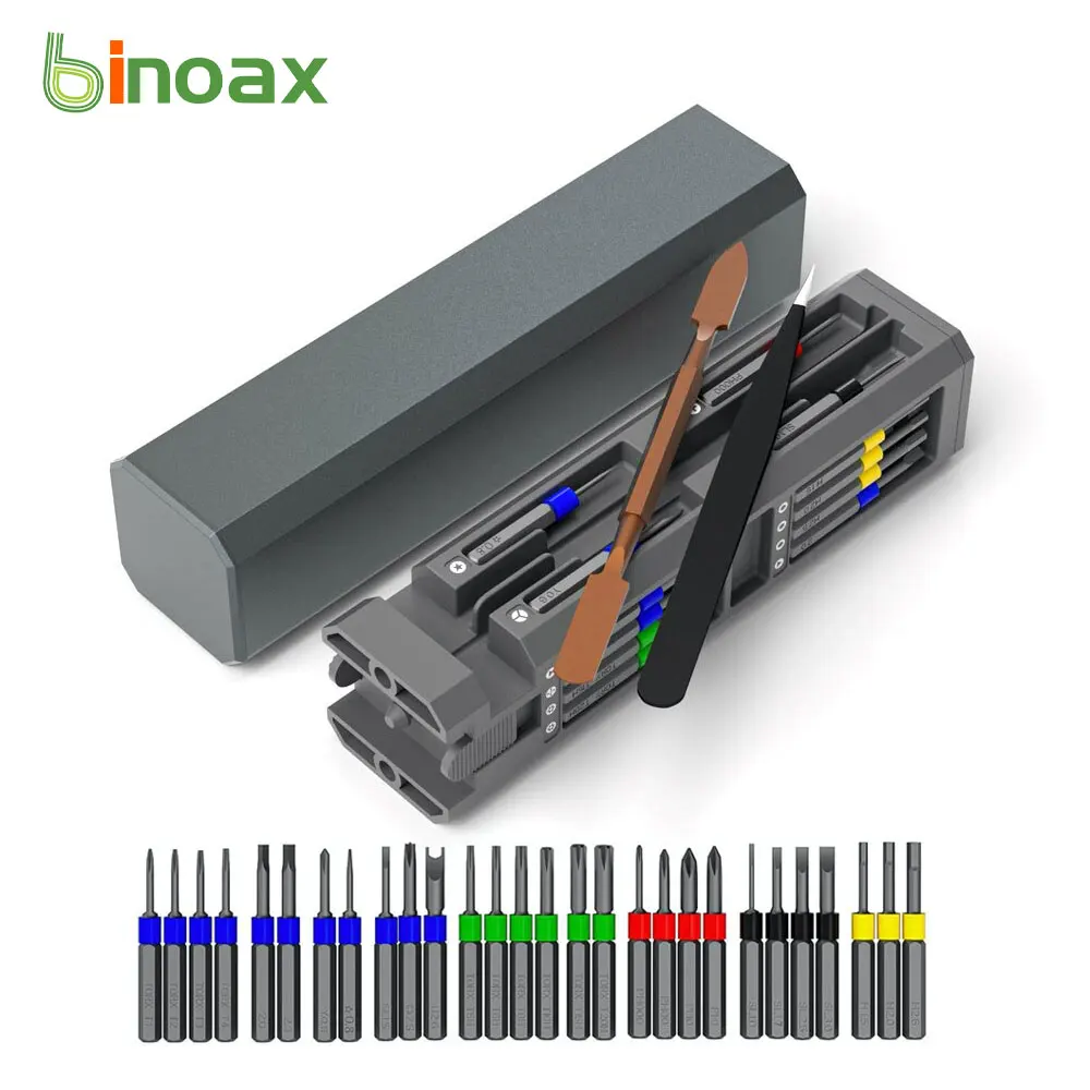 

Binoax 30 in1 S2 Magnetic Precision Screwdriver Set Electronics Repair Tool for Computer/Xbox/ PS3/ PS4/Eyeglass/iphone/Camera