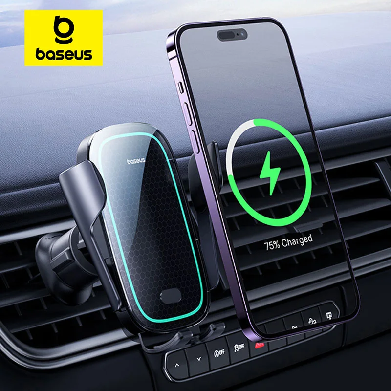 Car air vent wireless charger - iPhone SE (2020) - Up' wireless charging -  store Exelium