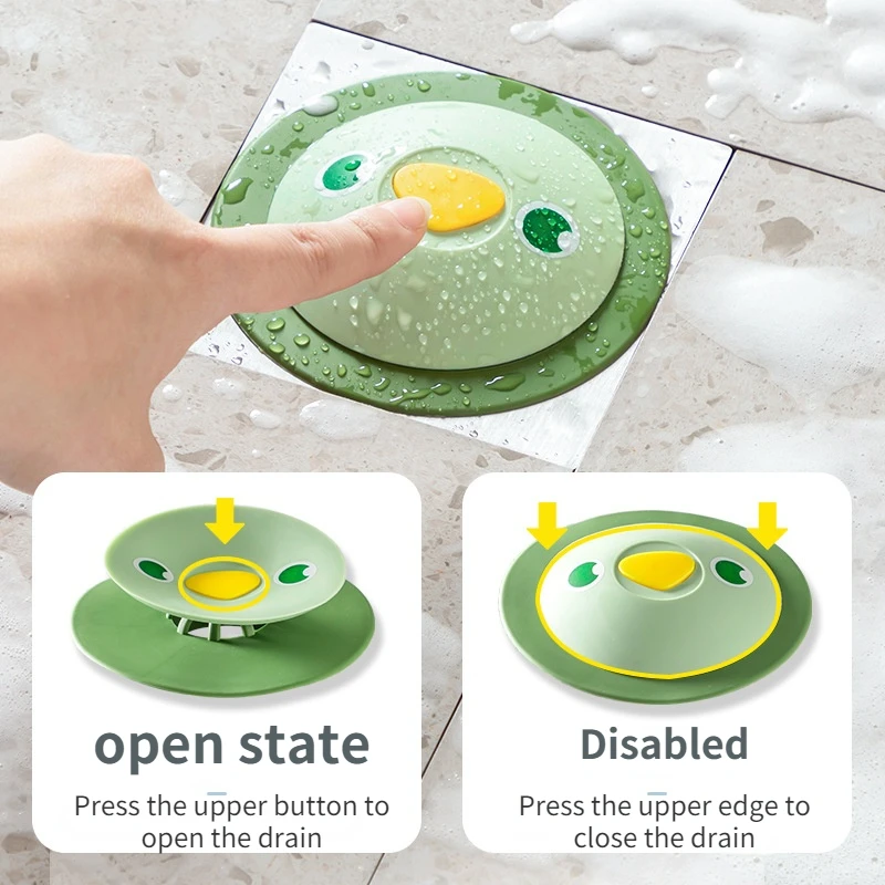 

Bathroom Drains Rubber Bath Tub Sink Floor Drain Plug Kitchen Laundry Water Stopper Hair Catcher Bathroom Deodorant Plug Bathtub