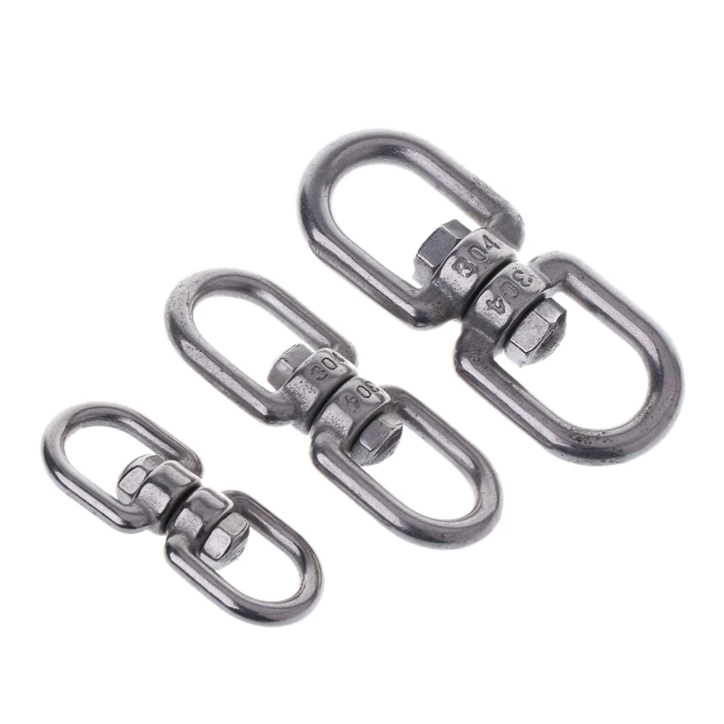 

652D Stainless Steel Rotation Quick Hook BuckleSafety Climbing Swivel Hook Connector