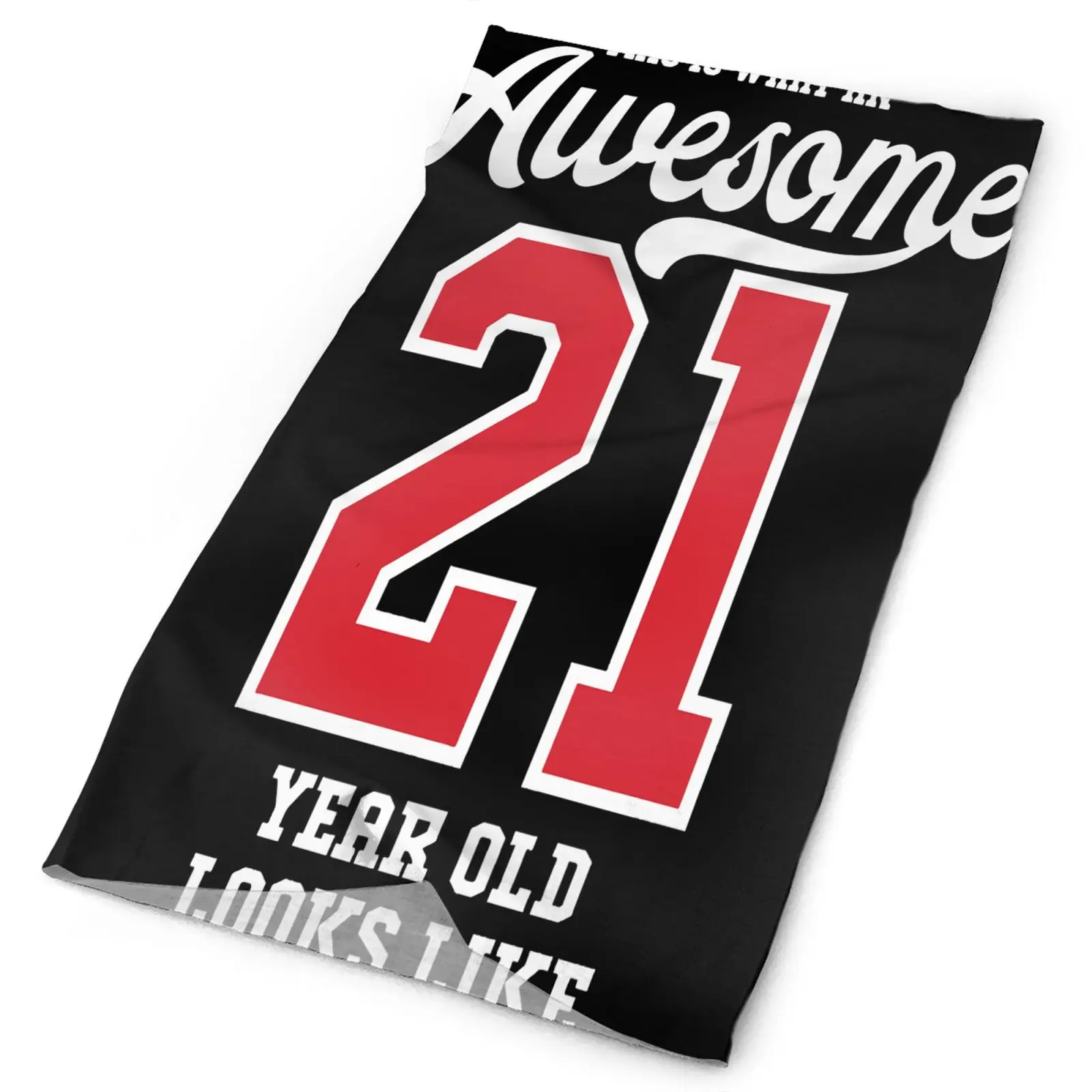 

21St Birthday Awesome 21 Ver2 Metal Men's Bandana Tissue Tourism Buff On Neck Balaclava Woman Cycling Scarves And Shawls Scarf