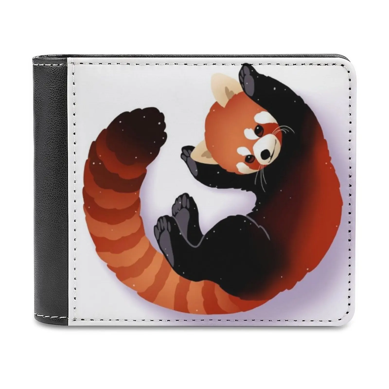 

Мужской кошелек Red Panda, легкие портативные бумажники для отдыха и путешествий, короткий Стильный мужской кошелек с рисунком Красной панды и ...