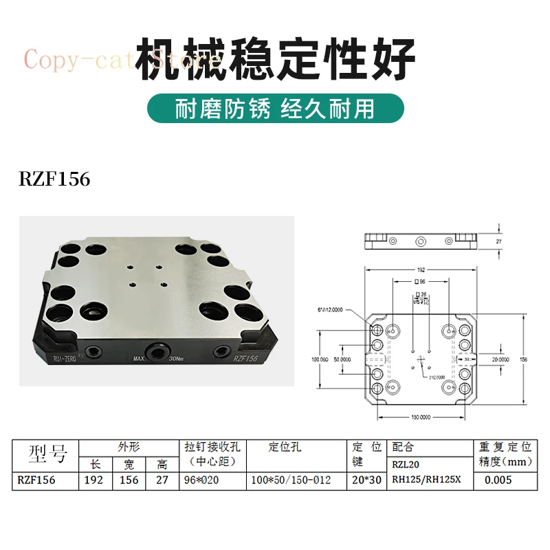 Точечное позиционирование быстросменное приспособление квадратная система
