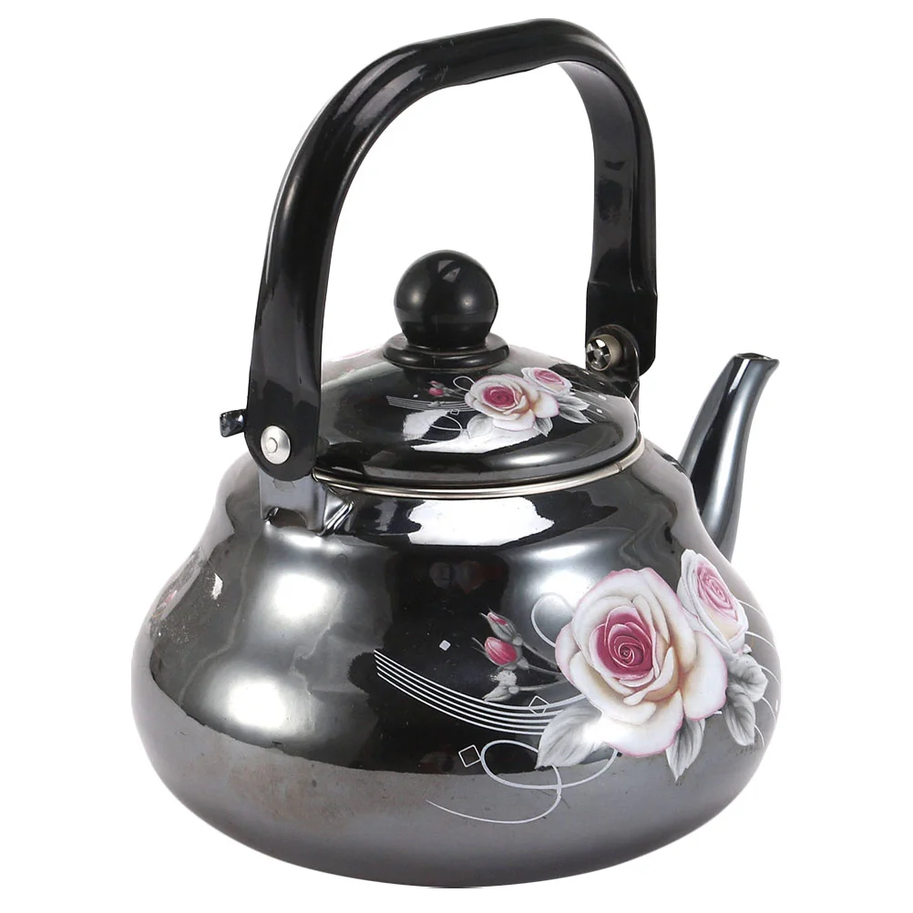 

Kettle Teapot Tea Pot Coffee Whistling Enamel Boiling Water Stovetop Kitchen Filter Maker Boil Electric Teakettle Over Pour Gas