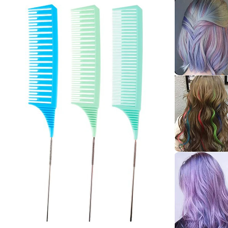 

3Pcs Fine-Tooth Comb Anti-Static Tail Comb Hair Edge Styling Hairdressin Tool