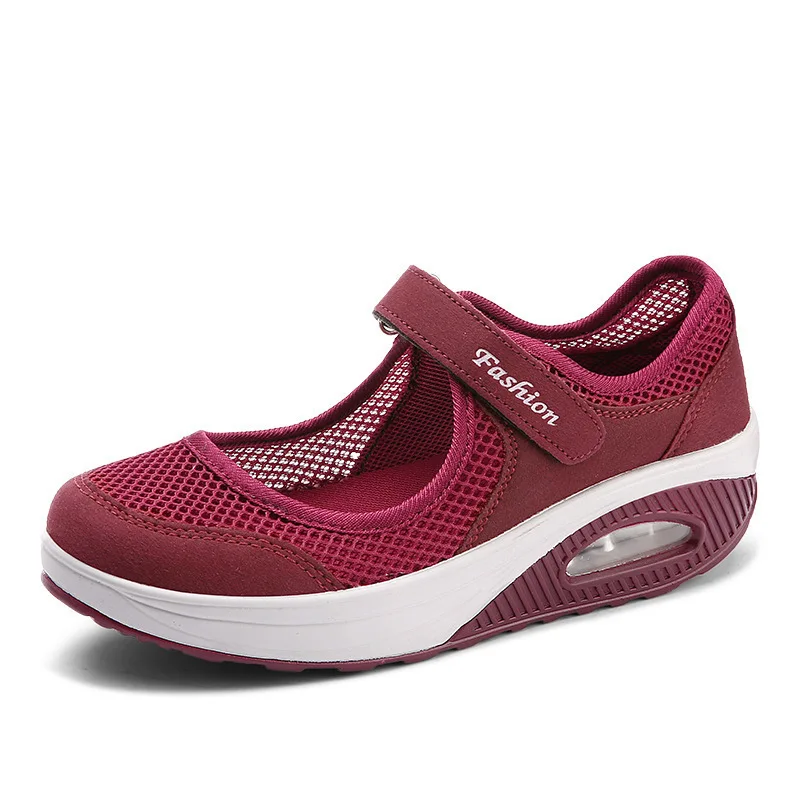 

Shoes women 2022 Summer new Plus Size hollow breathable sports shoes Woman lightweight casual running shoes flat Ladies shoes