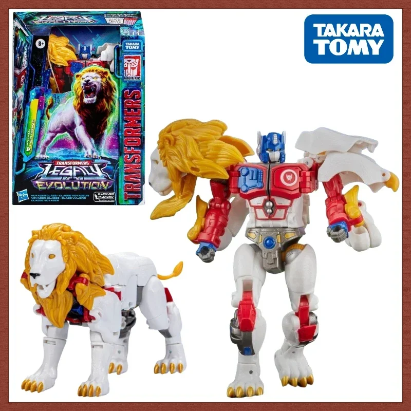 В наличии Takara Tomy Transformers G Series V-Class Lion Tianzhu/White Optimus Prime Коллекционная подвижная
