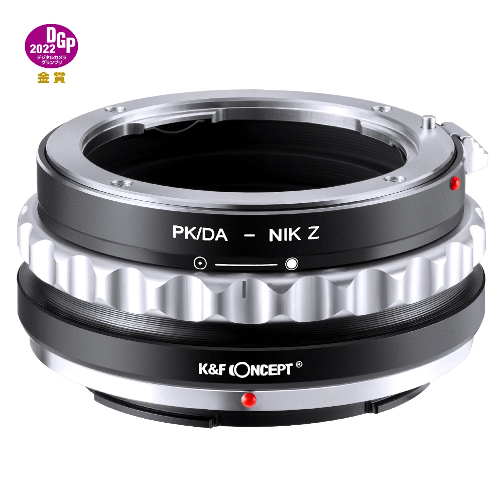 K&F CONCEPT PK/DA-NIK Z PK DA Lens to Z Mount Camera Adapter Ring For PK DA  Lens to Nikon Z Z50 ZFC Z5 Z6 Z7 Z9 Camera