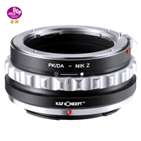 kf concept pkda nik z pk da lens to z mount camera adapter ring for pk da lens to nikon z z50 zfc z5 z6 z7 z9 camera