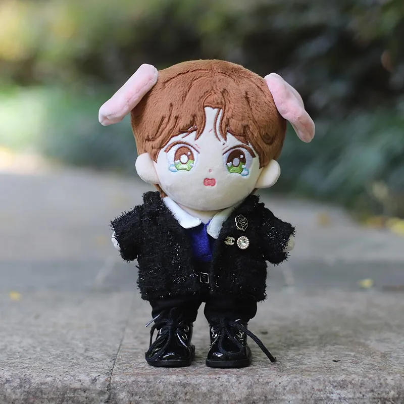 

1SET 20CM Doll Clothes Fashion Role Play Dress Up Skzoo Plush Dolls Accessories Generation Kpop EXO idol Dolls Gift DIY Toys