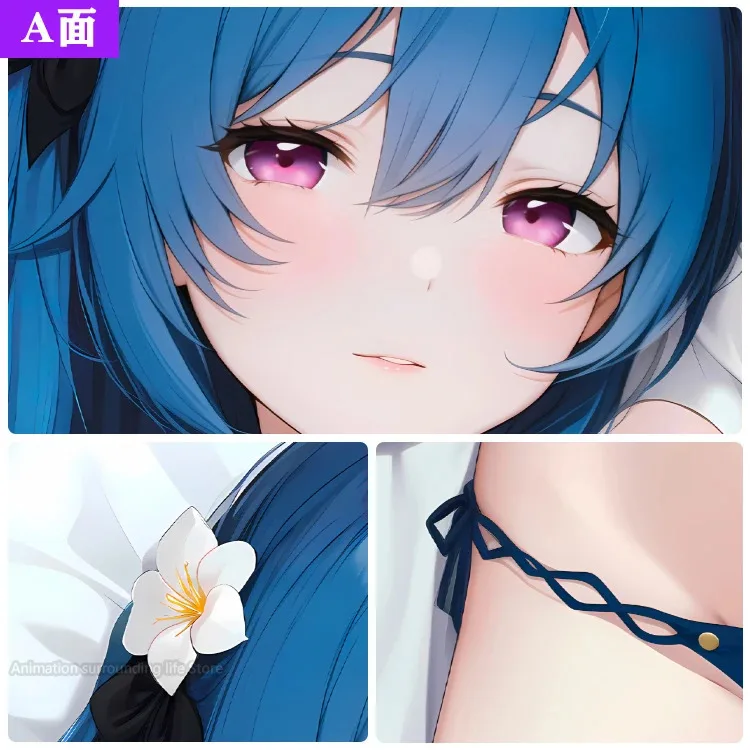 Azur Game Lane USS Helena косплей двусторонняя длинная дакимакура обнимающая наволочка для