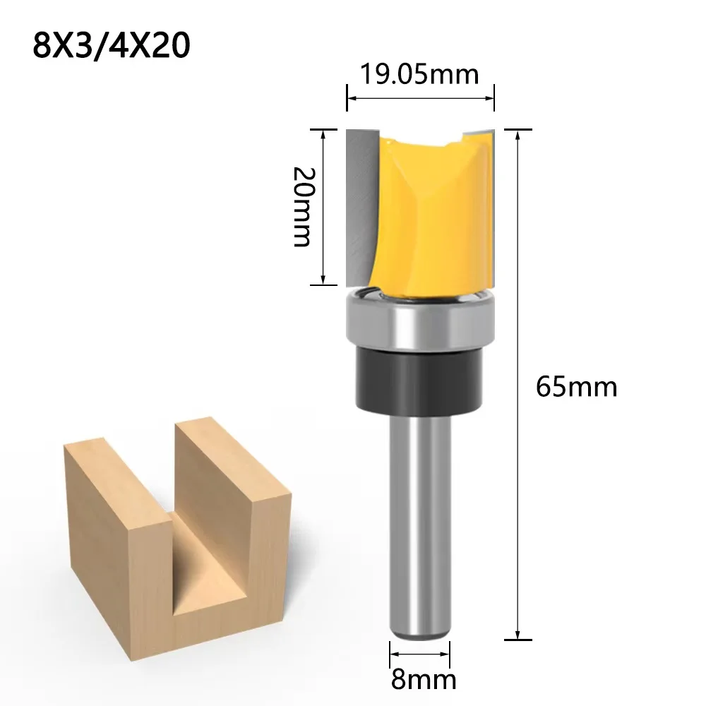 

Фреза RCT 1/4″ 8мм с подшипником для дерева