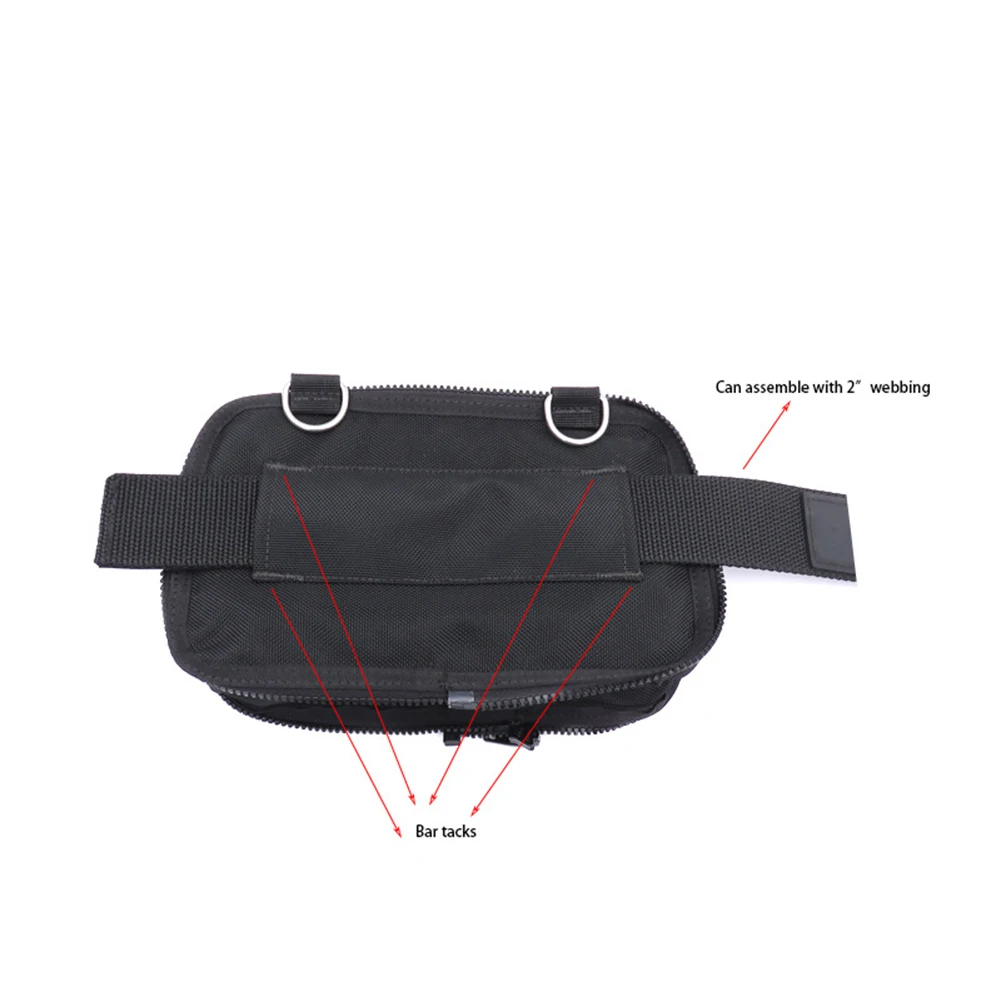 

Storage Pouch Sidemount Pouch Bag 25*15*8cm BCD Side Mount Mini Scuba Diving With Snap Hook Durable High Quality