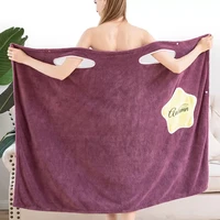 2022wearable soft absorbent coral velvet bathrobe fashionable adult hotel home bathroom sauna towel