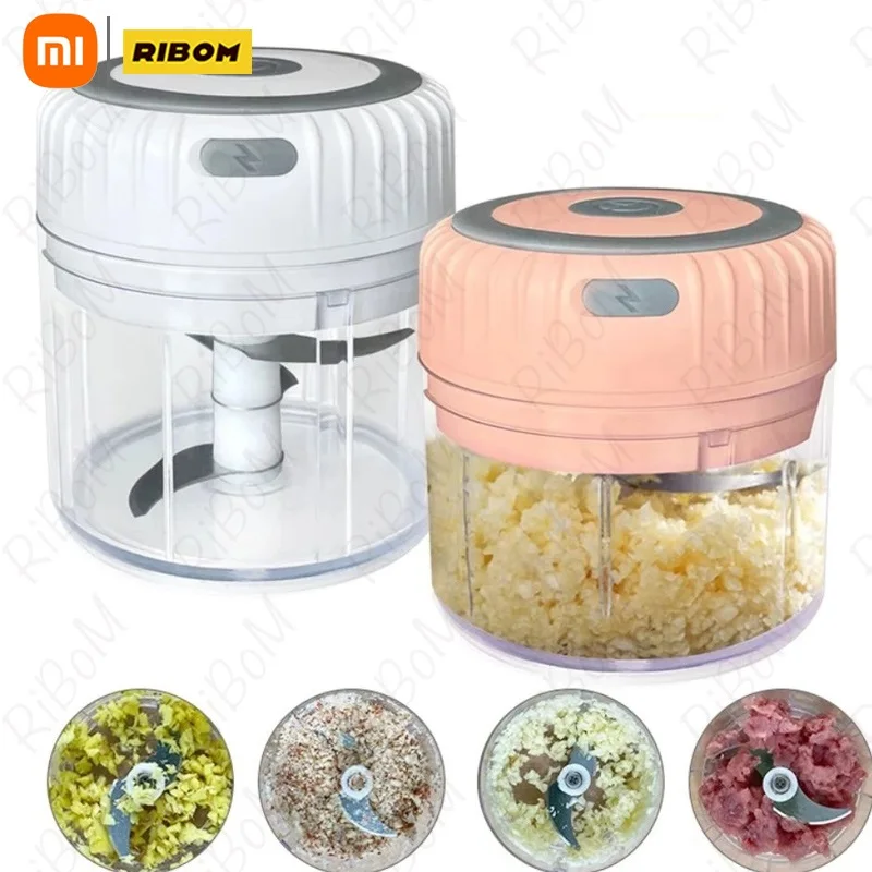 

Новый Электрический измельчитель чеснока Xiaomi Mini 100/250 мл измельчитель Имбиря Машина Чили овощи кухонный инструмент Прочный USB зарядка