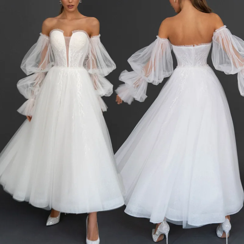 

2022 new women's clothing sexy V-neck tube top party dress slim midi skirt party dresses womenvestidos