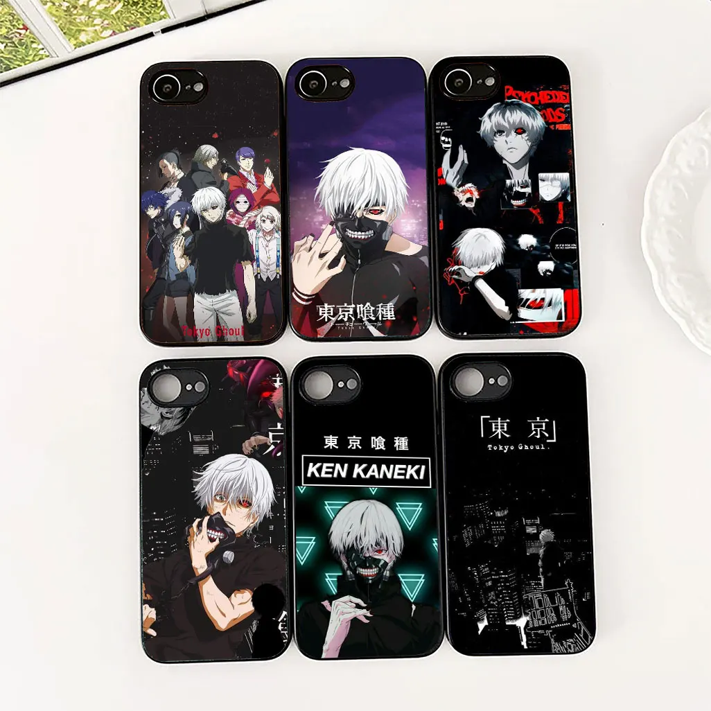 Фото Чехол для телефона Samsung Galaxy A36 A55 S25 S24 S23 FE Ultra Plus S7 Edge S25+ Funda Soft Case Tokyo Ghoul Ken Kaneki Casing №1