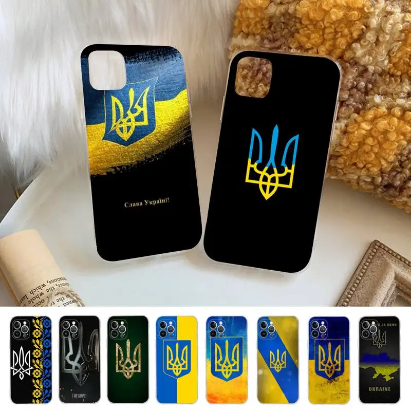 

Ukraine Flag Phone Case For iPhone 14 11 12 13 Mini Pro XS Max Cover 6 7 8 Plus X XR SE 2020 Funda Shell