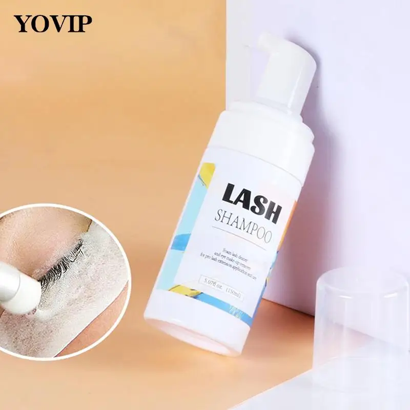 

50ml Eyelash Shampoo Gentle Cleansing Eyelash Grafting Extension Eyelashes Mousse Foam No Stimulation Eyelash Dedicated Cleaner