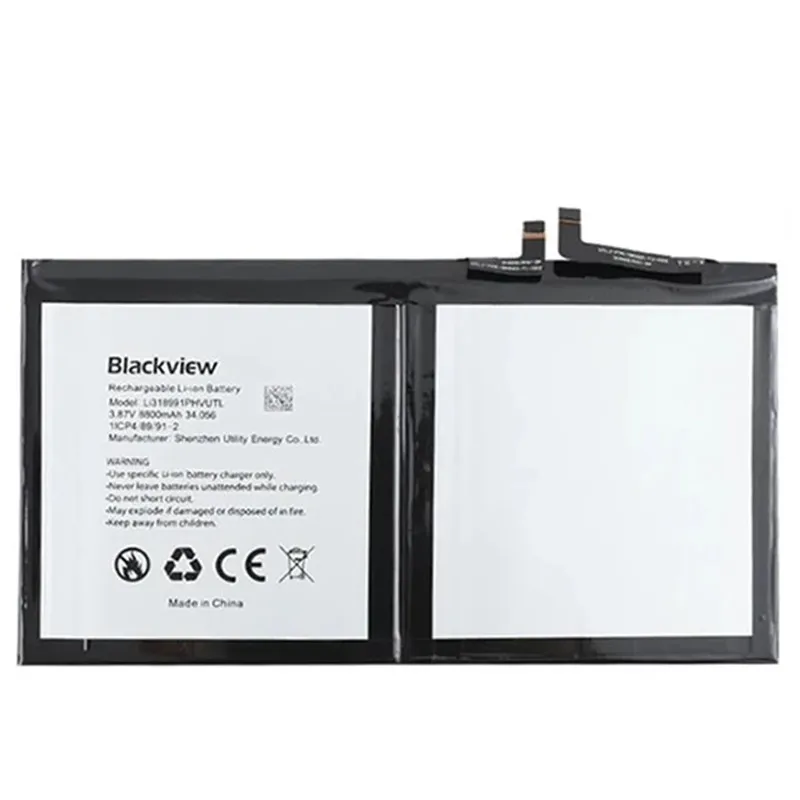 Фото 100% новый оригинальный аккумулятор для Blackview TAB 18, 8800 мАч, новая дата производства, высокое качество, аккумулятор Blackview Li318991PHVUTL. №1