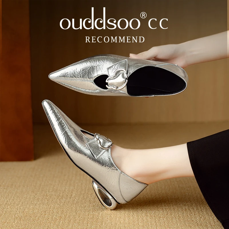 Женские туфли на высоком каблуке Ods новинка 2024 весна/лето/осень/зима корейское