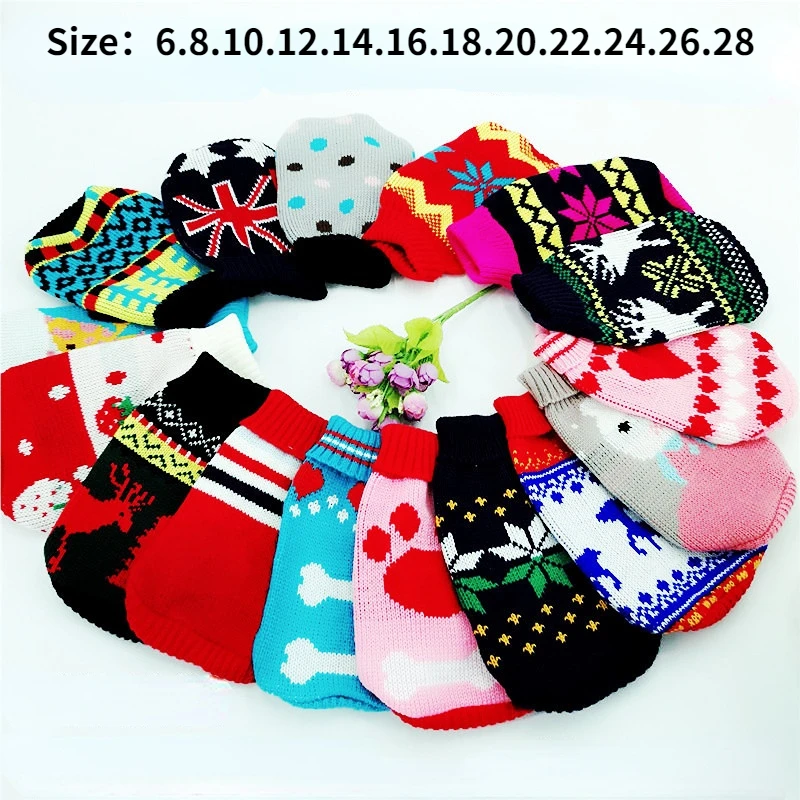 

Autumn Winter Pet Dog Clothes Thickened Dog and Cat Sweater Dog Sweater Dog Coat French Bulldog Small Medium-sized Dog Clothes