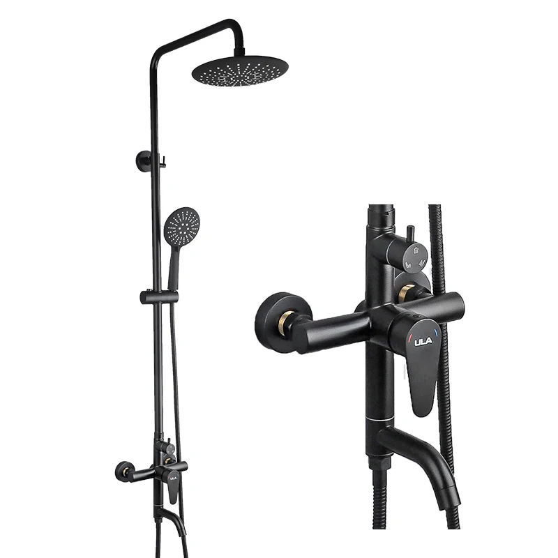 

Смеситель для душа ULA черный