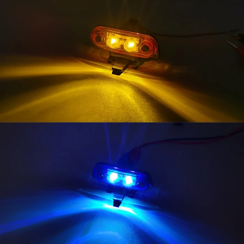 1 шт. 24 В запчасти для грузовиков volvo белая янтарная синяя верхняя фара грузовика