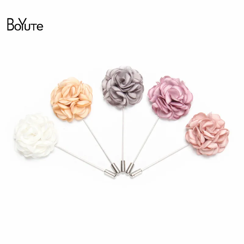 

BoYuTe (10 шт./лот) заколки для лацканов в виде лепестков розы модный мужской костюм