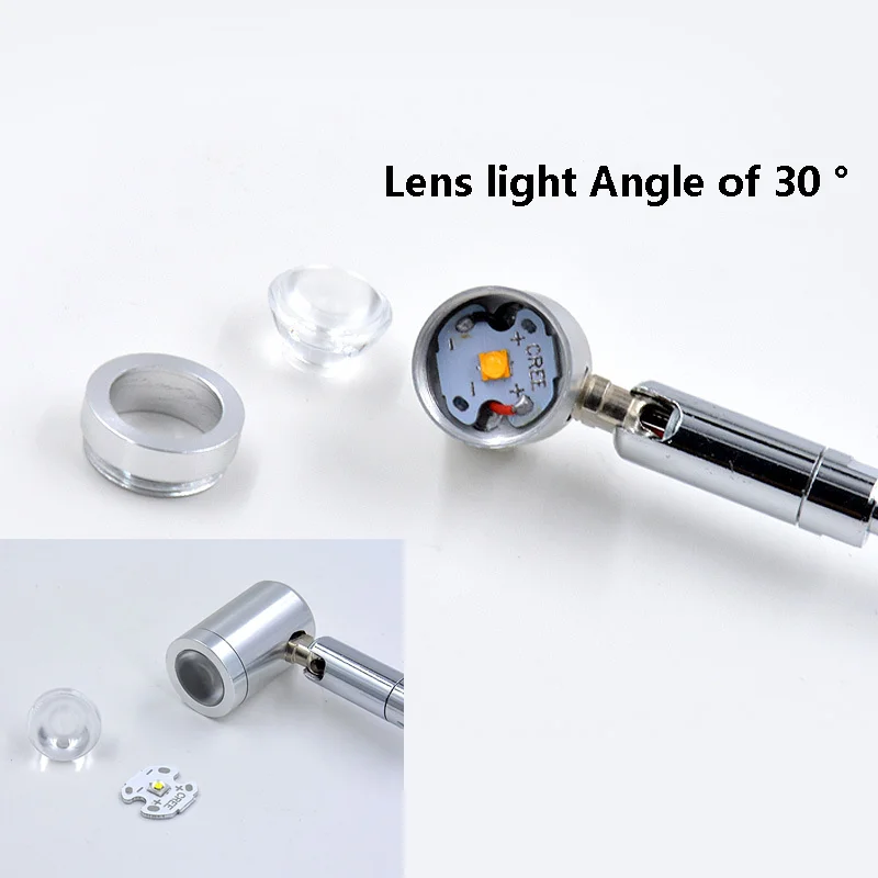 Накладной регулируемый прожектор 3 Вт кабинетная стойка витрина ювелирного