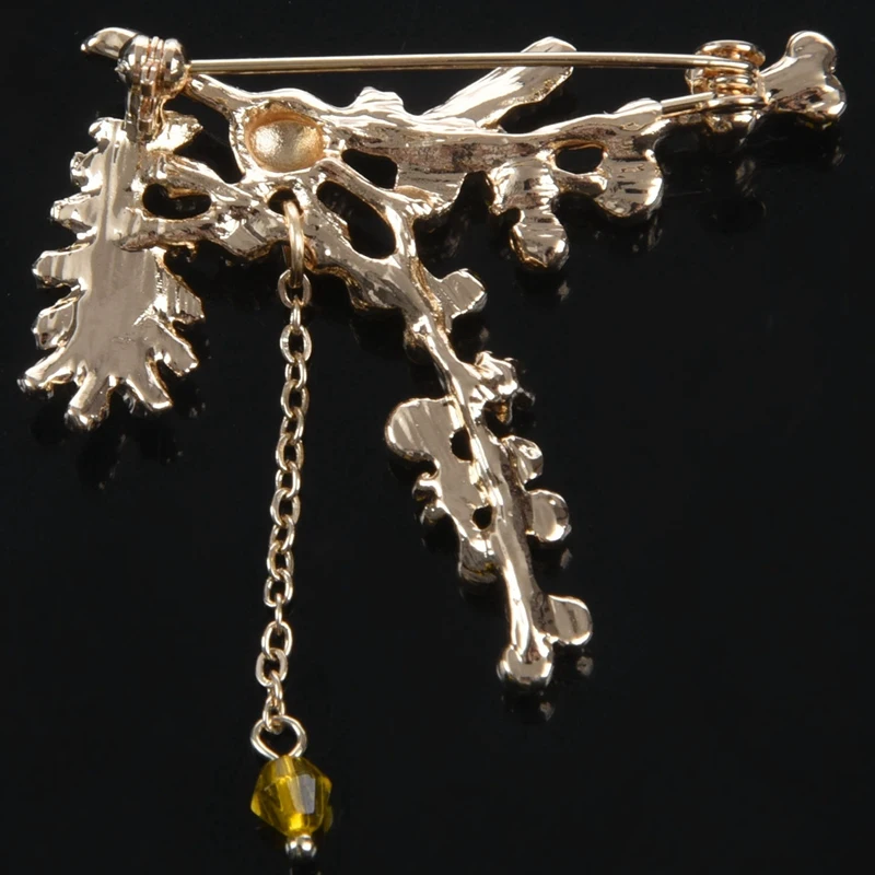 Ювелирные изделия Mimosa Well брошь в виде зеленого листа булавка женские рубашки