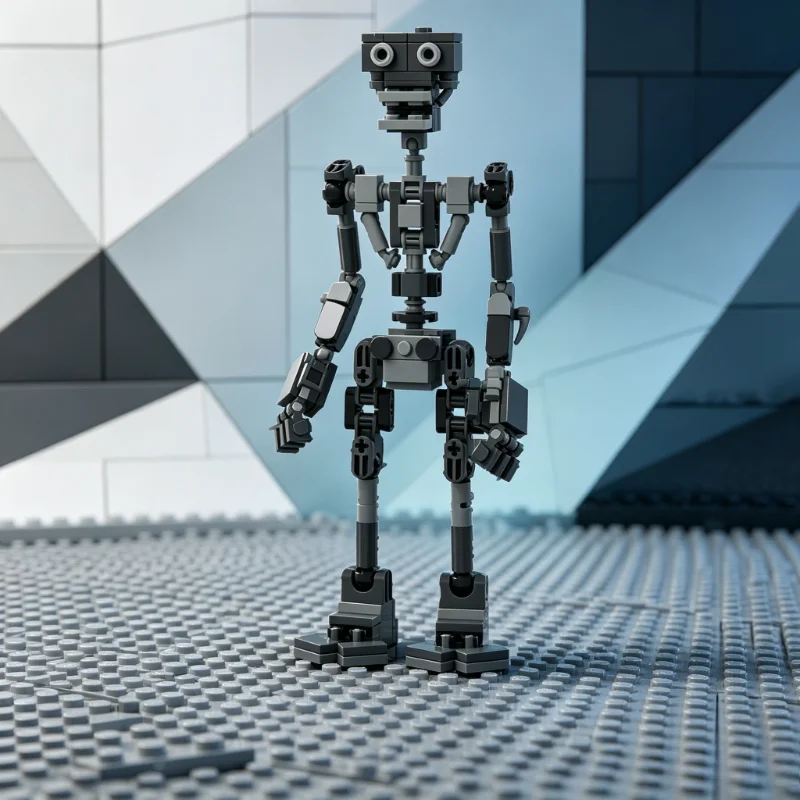 Набор для сборки робота-эндоскелета персонажа из игры, 198 деталей, MOC, конструктор, развивающая игрушка для детей, креативный DIY-набор, подарок (art.: 3920da1beacda) - 3920da1beacda