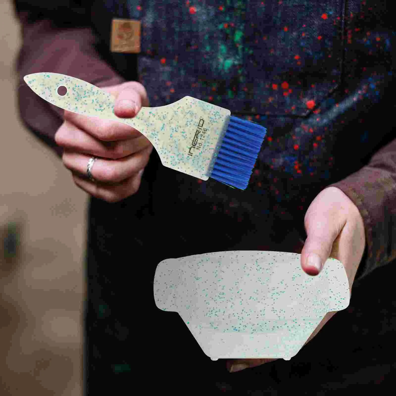 Парикмахерская чаша кисть для краски аксессуары окрашивания аксессуар зеленый