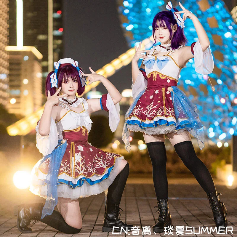 LoveLive! Солнечный свет Сен снег после школьной активности Kazuno Leah Сара Косплей
