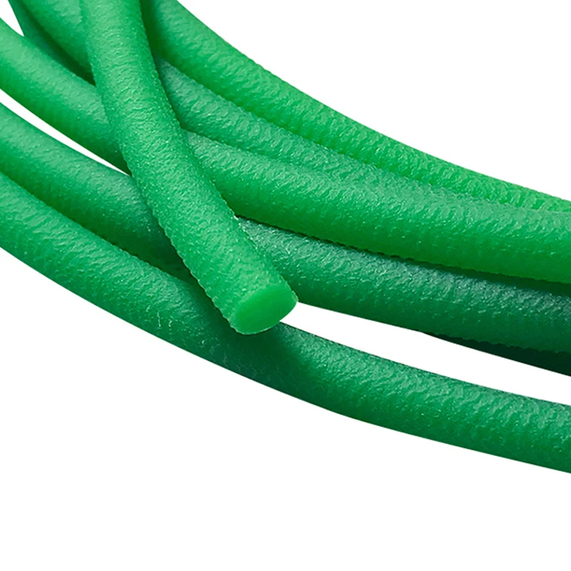 

1Meter Green Polyurethane Conveyor Belts Diameter 2/3/4/5/6/7/8/9/10/12/15mm PU Round Strip Bar Drive Belt Meltable Roll Cord